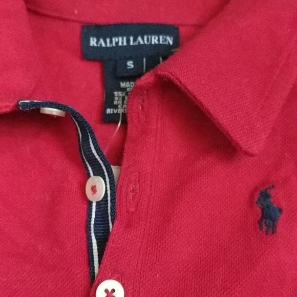 Ralph Lauren baby red Polo with grosgrain ribbon - Picture 3 of 4